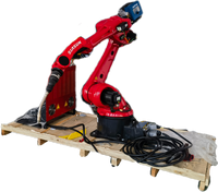 Robot de soudage domestique à six axes Kuka, moteur à refroidissement par eau de 5,5 kW, zone de travail de 2000x1200x1500 mm, système de contrôle Smartmill