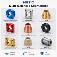 Pièces métalliques usinées CNC sur mesure à 5 axes, fraisage de précision, composants en laiton, aluminium, acier inoxydable, usage industriel