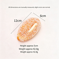 Jouet de décompression en PU souple à rebond lent, simulation de pain, baguette française, pain en forme de conque, jouet Squishy Squizze