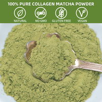 SAIYANG OEM Poudre de Collagène et de Peptides de Matcha, Complément Alimentaire, Poudre de Thé Vert Matcha Cérémonial avec Poudre de Collagène et de Peptides