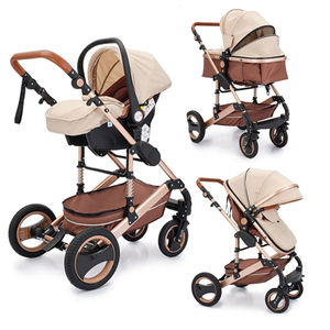 High Landscape Lightweight Baby Stroller Carseat Combo Buggy Baby Stroller 3 in 1 - Product Image 1