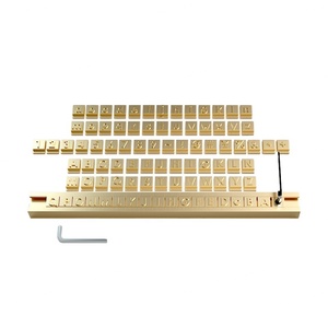 Matrice de marquage en laiton pour lettres majuscules 8 mm, lettres en laiton personnalisées avec emporte-pièce en forme de symbole de lettre à fente en T pour cuir et Noël - Product Image 3