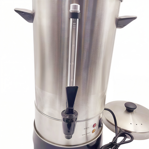 <span class=keywords><strong>Percolateur</strong></span> à café électrique en acier inoxydable à double protection, 50 tasses, pour la maison et l'hôtel, petit appareil de cuisine - Product Image 6