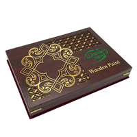 Boîte de rangement en bois MDF personnalisée pour thé, gravée au laser, avec gravure de dates, coffret cadeau islamique en bois sculpté