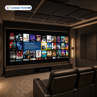 Écran LED Cob Canbest 0,9 mm True 4K pour cinéma maison, affichage LED intérieur à pas fin P1,25 HDR, mur vidéo LED pour cinéma privé à domicile