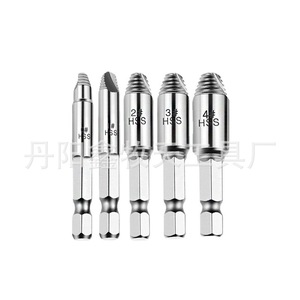 Extractor de tornillos en espiral, métrico, de grado industrial, arenado, para extracción de tornillos o pernos dañados, tamaño de accionamiento de 0.8 pulgadas - Product Image 1