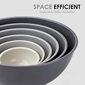 Tùy Chỉnh 12 Cái Đầy Màu Sắc Bộ Bát Trộn Với Nắp Đậy Súp Salad Trái Cây <span class=keywords><strong>Container</strong></span> - Product Image 3