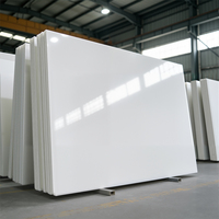 Plaque Acrylique Blanche Sanitaire en Gros pour Usine, 4mm/5mm/6mm, Résistante à la Chaleur, Largeur Max 3,9m pour Grand Spa, Moulage Monobloc