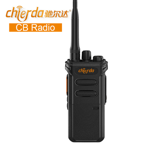 Chierda CB27 Handheld CB Radio 27mhz Portable Long Range Walkie Talkie 10W IPX5 Water Resistant 40 Channels