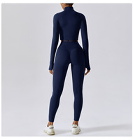 Ensembles de Vêtements de Sport Actifs 4 Pièces : Soutien-Gorge de Sport, Top, Veste de Yoga, Tenue de Gym, Ensembles d'Entraînement pour Femmes, Tenue de Sport et Fitness