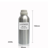 Vente en gros d'huile essentielle pure biologique 100% OEM/ODM, aromathérapie naturelle, 200 ml, diffuseur de parfum à la lavande fraîche hydratant