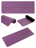 Tapis de yoga en caoutchouc naturel PU Style fitness de haute qualité Logo personnalisable Entreprendre OEM haute élasticité facile à nettoyer