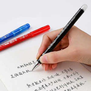Stylo Gel Effaçable Thermosensible <span class=keywords><strong>YEKO</strong></span> 0,7 mm – Stylo Effaçable à Pression Noir Rouge Bleu – Fournitures de Papeterie en Plastique – Vente en Gros – Stylo de Signature - Product Image 2