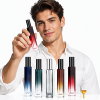 Flacon de parfum rechargeable en verre, lot de 10 ml, vaporisateur de voyage portable, atomiseur vide pour distributeur de Cologne