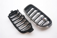 Calandre centrale en Fiber de carbone, Grille avant à Double couche de haute qualité pour BMW F30 F31 F35 2013 — 2018
