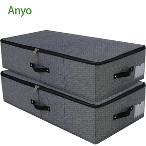Đa Chức Năng Hình Chữ Nhật Vải Có Thể Gập Lại Dưới Giường Hộp Lưu Trữ Hiện Đại Nhiệm Vụ Nặng Nề Hơn 35L Công Suất - Product Image 2