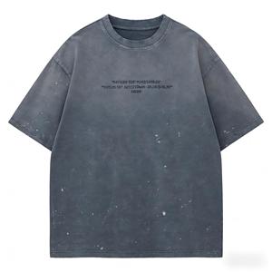 Proveedor OEM Profesional de Camisetas Streetwear: Diseño Coordinado, Estilo Desgastado, Marca Personalizada, Venta al Por Mayor - Product Image 1