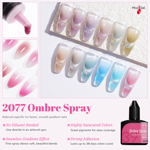 Ensemble de vernis à ongles en gel aérographe avec brume fine pour ongles pour spray de couleur Perfect Vegan Polish Nail Art Design - Product Image 6