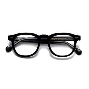 Montura de gafas de acetato de dos colores de tortuga hecha a mano japonesa, gafas ópticas con logotipo personalizado de alta calidad - Product Image 6