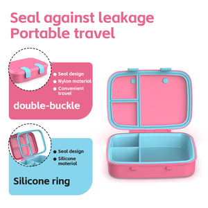 Lonchera Bento <span class=keywords><strong>Aohea</strong></span> con Logotipo Personalizado, Apta para Alimentos, Hermética, Portátil, Apta para Microondas y Lavavajillas, para Niños - Product Image 2