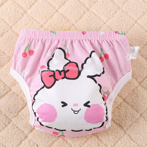 Детские тренировочные брюки для горшков подгузники для мальчиков и девочек хлопчатобумажные тканевые трусики многоразовые нижнее белье моющиеся водостойкие подгузники - Product Image 5
