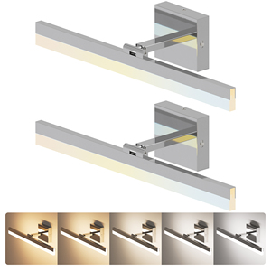 Led Bathroom <b>Vanity</b> Light Fixtures Adjustable Rectangle Wall Lamp Over Mirror Led Bathroom <b>Vanity</b> <b>Lighting</b> Modern - Product Image 4