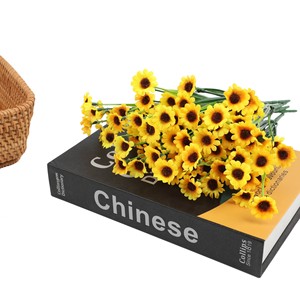 All'ingrosso fiori artificiali piante acquatiche primavera erba <span class=keywords><strong>violette</strong></span> finite margherite oggetti decorativi fiori - Product Image 3