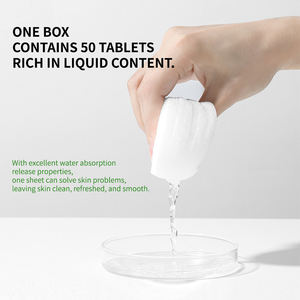 Tampons nettoyants pour le visage en marque privée, anti-acné, acide kojique, curcuma, tapis nettoyants pour le visage, coton cosmétique - Product Image 4