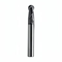Nouvelle fraise à queue en carbure à 2 cannelures pour centre d'usinage haute vitesse, fraises CNC pour acier, personnalisable OEM/ODM, 55HRC, conventionnelle