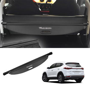 Para <span class=keywords><strong>Hyundai</strong></span> 2015-2020 Cubierta Retráctil de Carga Interior para Maletero Trasero Organizador de <span class=keywords><strong>Equipaje</strong></span> Cortina de Seguridad Tipo Carbón - Product Image 6