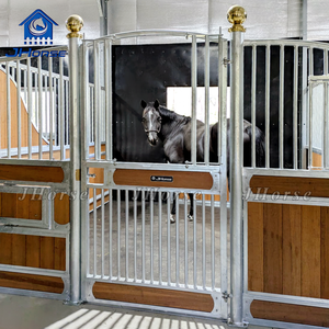 Écurie à chevaux portable galvanisée à chaud JHorse 3x3m 3.5mx3.5m 4x4m, box d'écurie en acier pour fermes - Product Image 2