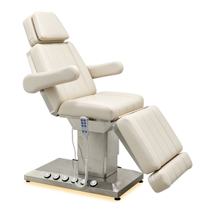 Sillón Eléctrico de Belleza Facial con 4 Motores, Cama Cosmética Ajustable con Control Remoto y Control de Pie para Salón, Spa, Tatuajes y Microblading - Product Image 6