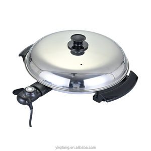 Machine à Injera <span class=keywords><strong>Électrique</strong></span> Lyroe 40cm, <span class=keywords><strong>Crêpière</strong></span> Multifonctionnelle Domestique <span class=keywords><strong>avec</strong></span> Surface Antiadhésive - Product Image 4