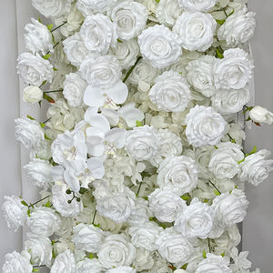 Arco de Flores Artificiales de Seda Realistas Cuadradas de Color Personalizado, Fondo de Alta Densidad para Decoración de Bodas - Product Image 4