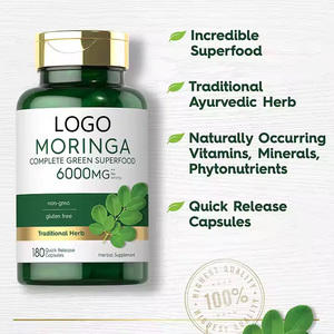 Groene Superfood Moringa Poeder Capsules Ondersteunen De Spijsvertering En Immuniteit Gezondheid Organische Moringa Leaf Extract Capsule