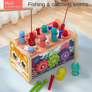 MENG MEOW Gioco Educativo in Legno per Bambini, Puzzle Spaziale Whack-A-Mole, da 5 a <span class=keywords><strong>7</strong></span> <span class=keywords><strong>Anni</strong></span>, Migliora la Coordinazione Occhio-Mano - Product Image 3