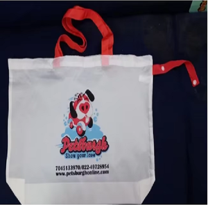 Wholesale Eco Polyester Tote Bag Lightweight Reusable Shopping Carry Bag with Heavy Duty Handles for Grocery Shopping Travel - Product Image 1