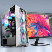 With Rgb Fans Pc Cabinet Gaming Computer case Towers Computer Hardware Software