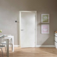 DAIYA portes à persiennes blanches avec porte en bois massif