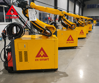 Station de soudage robotisée collaborative à 6 axes, soudeurs MIG/MAG, bras de robot collaboratif intelligent, équipement de soudage, charge utile de 10-15 kg, précision de 0,03 mm