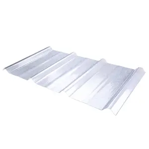 Clear GRP Roof Sheet Transparent Corrugated GFRP Roof Sheet