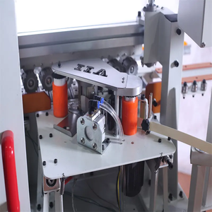 Machine de collage de bord de qualité Chine 220v alimentation automatique placage de bois machines de collage de bord <span class=keywords><strong>Pvc</strong></span> collage fin coupe Machine 240 MKW - Product Image 2