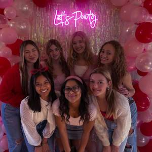 Let's Party - Letrero Luminoso LED de Neón para Decoración de Pared, para Despedida de Soltera, Dormitorio, Fiesta en Casa, Bar, Decoración Artística - Product Image 2