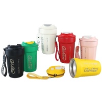 Tasse à café isotherme en acier inoxydable 316 avec sangle, portable pour l'extérieur et la voiture, cadeau promotionnel, souvenir, vente en gros, maintien thermique 6-12 heures