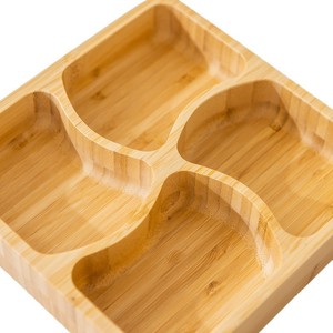 Wooden Fruit Tray Solid Wood Candy Snack Serving Platter Household Chinese Tea Party Wedding Gift <b>Box</b> - Product Image 5