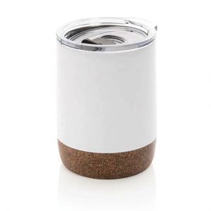 RCS Re-steel 6oz 180ml Cork Base Small Vacuum <b>Coffee</b> Mug Tumbler Recycled Material Insulated Wine <b>Bottle</b> with Cork Bottom - Product Image 4