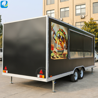 Camions de restauration mobiles entièrement équipés, remorques de traiteur, chariots de bière, de crème glacée et de café pour l'extérieur, remorques alimentaires entièrement équipées