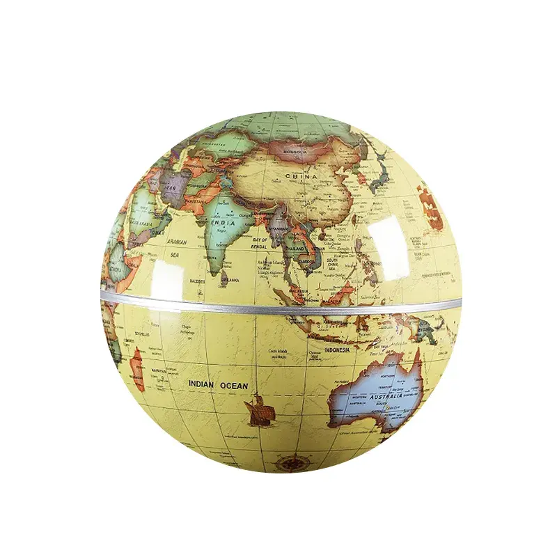 Nieuwe Energie Onderwijs Apparaat Of Kantoor Decoratie Solar Rotating Globe Vintage Wereldbol Geografie