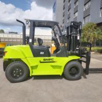 Chariot élévateur diesel robuste de 5, 6, 7, 8 et 10 tonnes avec moteur EPA/Euro5