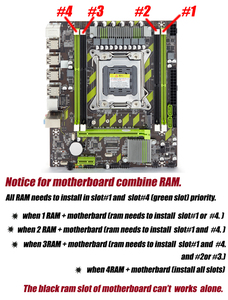 XEON E5 2670 V2 2*16GB ile X79 anakart = 32GB <span class=keywords><strong>DDR3</strong></span> 1066 REG ECC <span class=keywords><strong>RAM</strong></span> bellek Combo Kit Set NVME SATA sunucu - Product Image 2